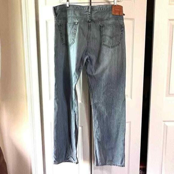 Levi’s 569 Men’s 36/34 distressed medium blue - Picture 2 of 14
